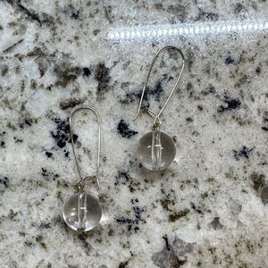 Elegant Silver Drop Earrings